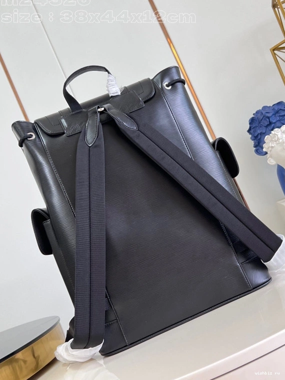 WIS Vuitton Backpack Christopher MM-38*44*12.5CM Louis 0212